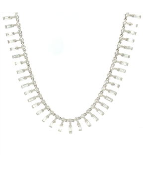 Colar Diamantes Baguetes e Brilhantes (3,55ct)