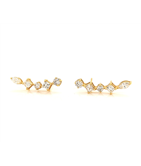 Earcuff Diamantes lapidaes